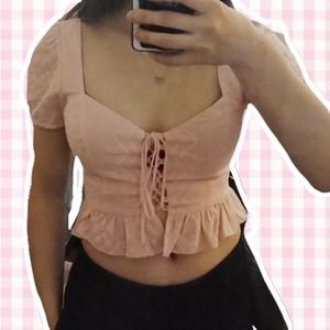Forever 21 Pink Crop Top